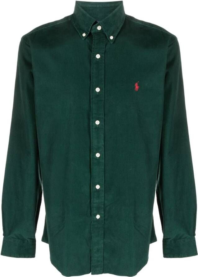 Polo Ralph Lauren Ribfluwelen overhemd Groen