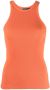 Polo Ralph Lauren Ribgebreide tanktop Oranje - Thumbnail 1