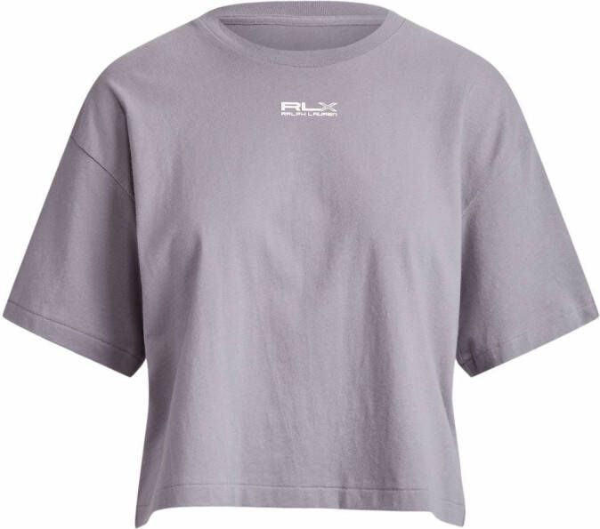 Polo Ralph Lauren RLX cropped T-shirt Grijs