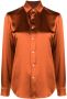 Polo Ralph Lauren Satijnen blouse Oranje - Thumbnail 1