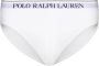 Polo Ralph Lauren Set van 3 slips met logo tailleband Wit - Thumbnail 1