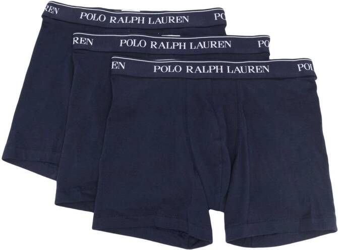 Polo Ralph Lauren Set van drie boxershorts Blauw