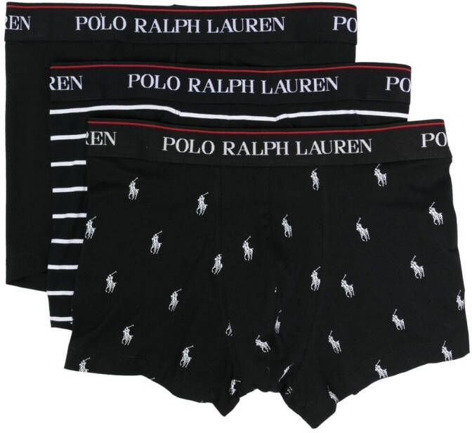 Polo Ralph Lauren Set van drie boxershorts Zwart