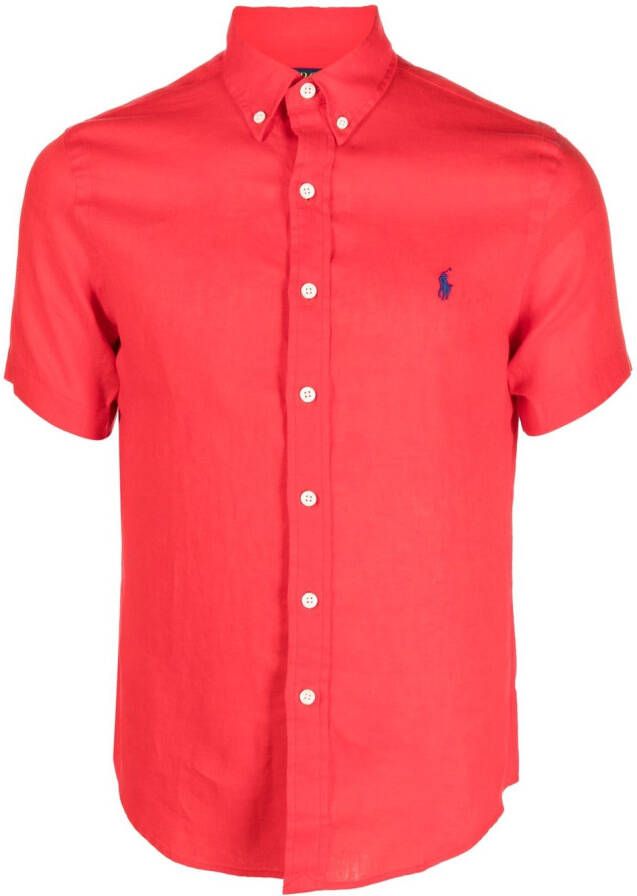 Polo Ralph Lauren Linnen overhemd Rood