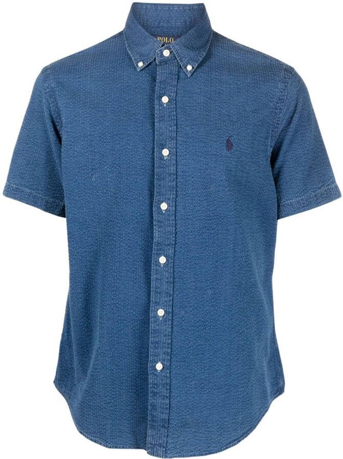 Polo Ralph Lauren Overhemd met korte mouwen Blauw
