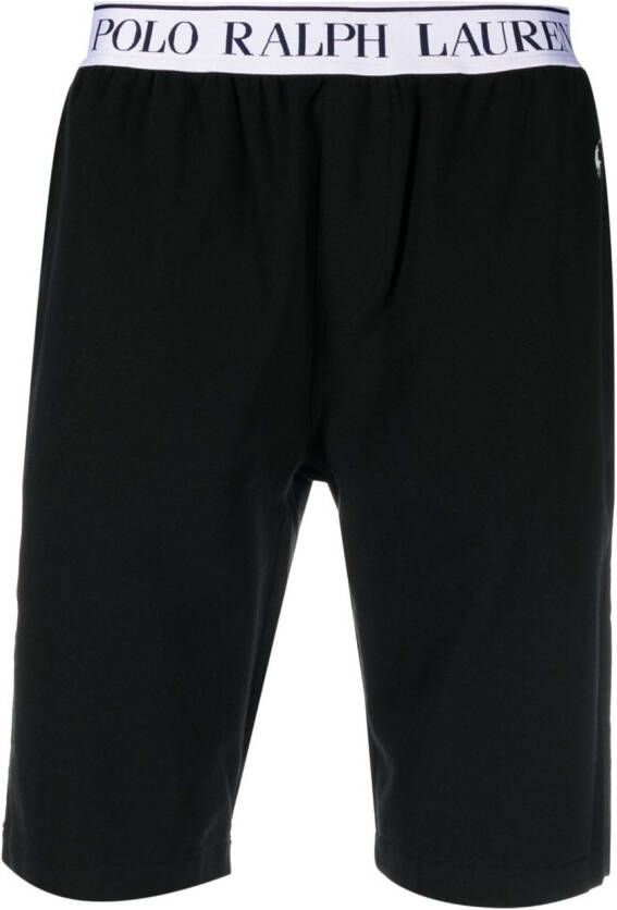 Polo Ralph Lauren Shorts met geborduurd logo Zwart