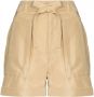 Polo Ralph Lauren Shorts met paperbag taille Beige - Thumbnail 1