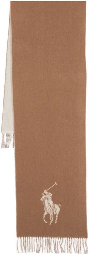 Polo Ralph Lauren Sjaal met patroon Bruin