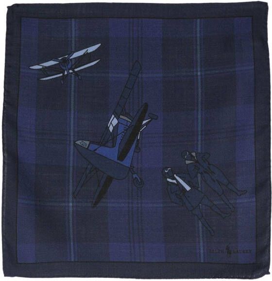 Polo Ralph Lauren Sjaal met print Blauw