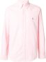 Polo Ralph Lauren slim-fit overhemd met logo Roze - Thumbnail 1
