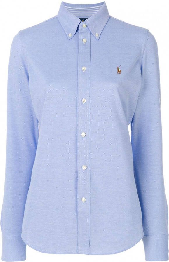 Polo Ralph Lauren slim oxford shirt Blauw