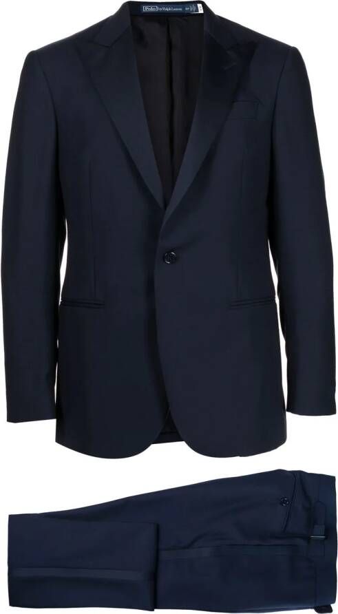 Polo Ralph Lauren Smoking met enkele rij knopen Blauw