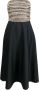 Polo Ralph Lauren Strapless jurk Zwart - Thumbnail 1