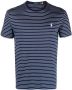 Polo Ralph Lauren Gestreept T-shirt Blauw - Thumbnail 1