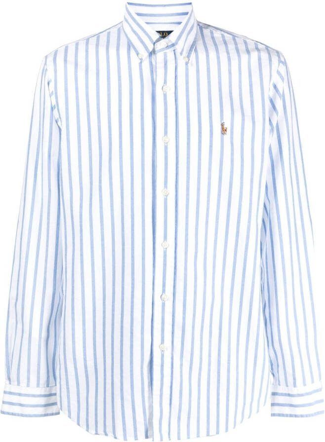 Polo Ralph Lauren Gestreept overhemd Blauw