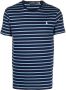 Polo Ralph Lauren Gestreept T-shirt Blauw - Thumbnail 1