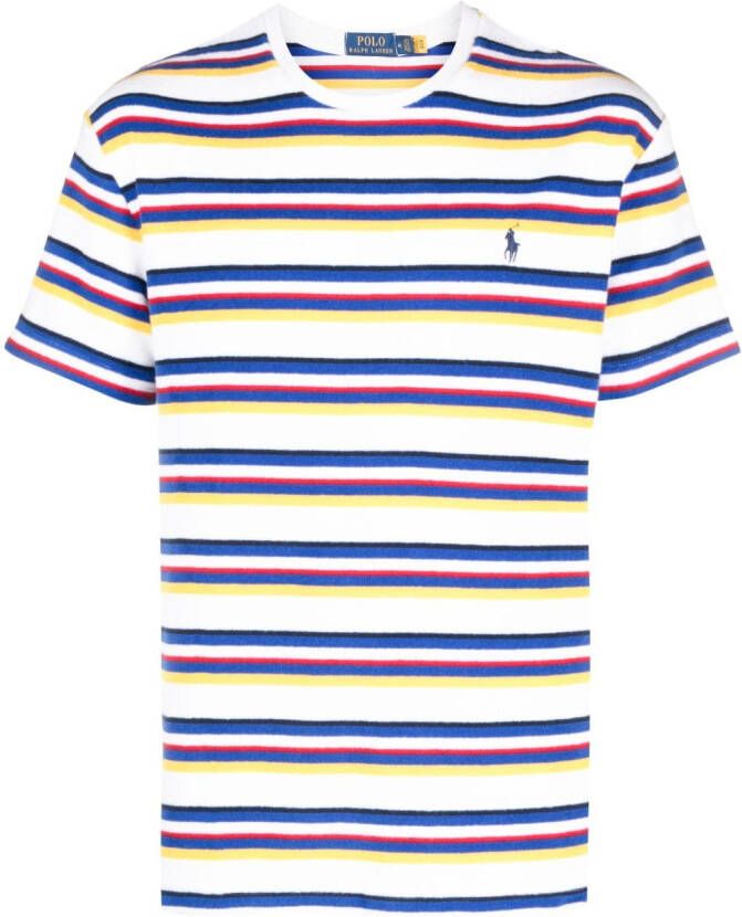 Polo Ralph Lauren Gestreept T-shirt Wit