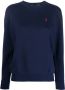 Polo Ralph Lauren Sweater met borduurwerk Blauw - Thumbnail 1