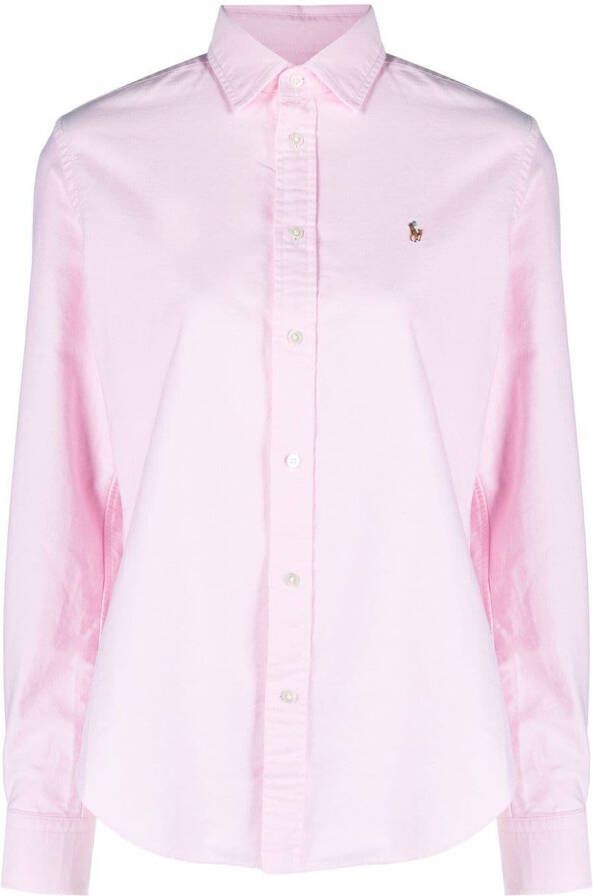 Polo Ralph Lauren Sweater met geborduurd detail Roze