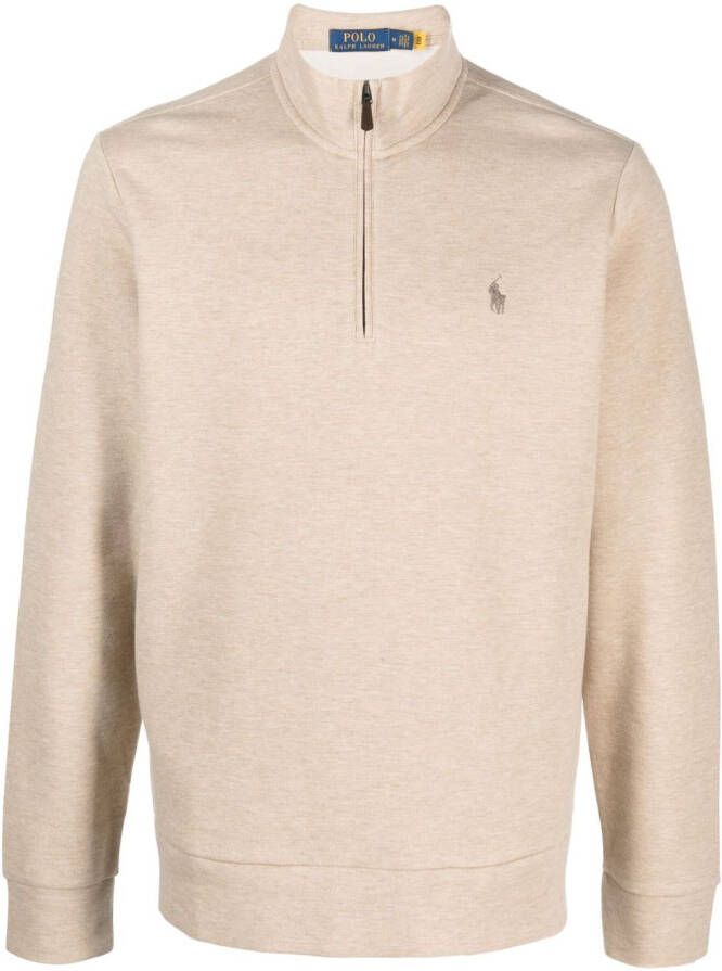 Polo Ralph Lauren Sweater met geborduurd logo Beige