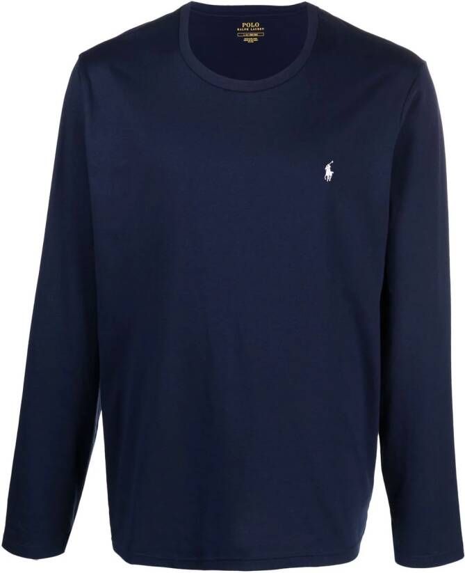 Polo Ralph Lauren Sweater met geborduurd logo Blauw