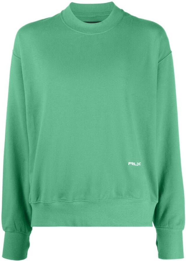 RLX Ralph Lauren Sweater met geborduurd logo Groen