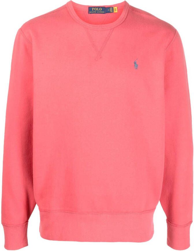 Polo Ralph Lauren Sweater met geborduurd logo Rood