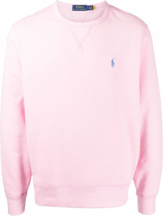Polo Ralph Lauren Sweater met geborduurd logo Roze
