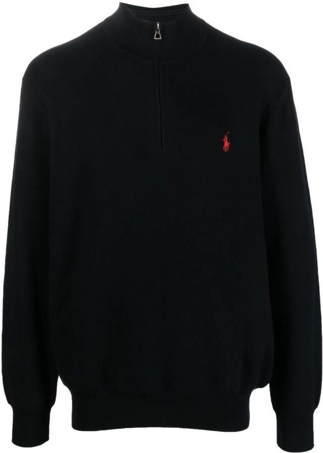 Polo Ralph Lauren Sweater met geborduurd logo Zwart
