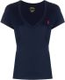 Polo Ralph Lauren T-shirt met borduurwerk Blauw - Thumbnail 1