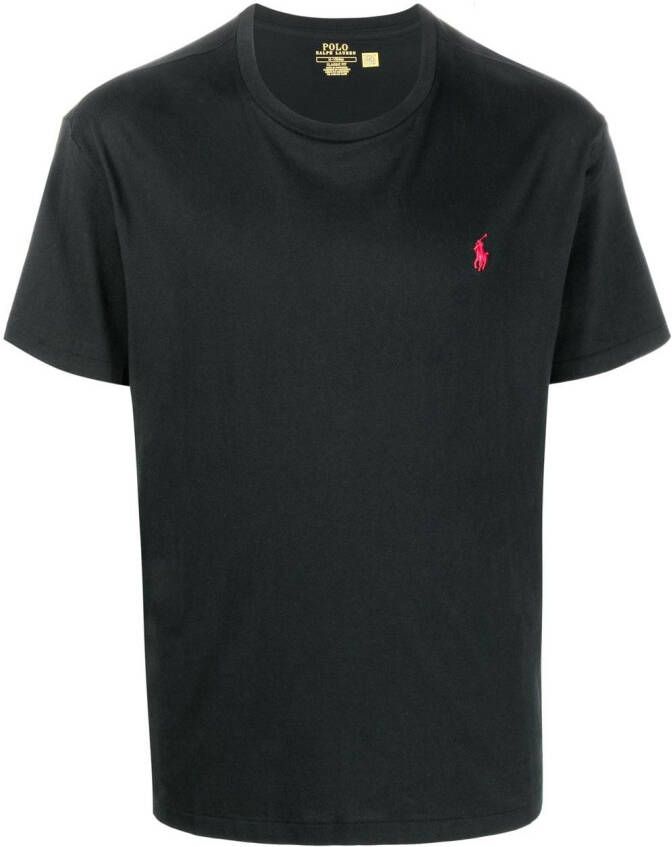 Polo Ralph Lauren T-shirt met borduurwerk Zwart