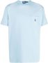 Polo Ralph Lauren T-shirt met borstzak Blauw - Thumbnail 1