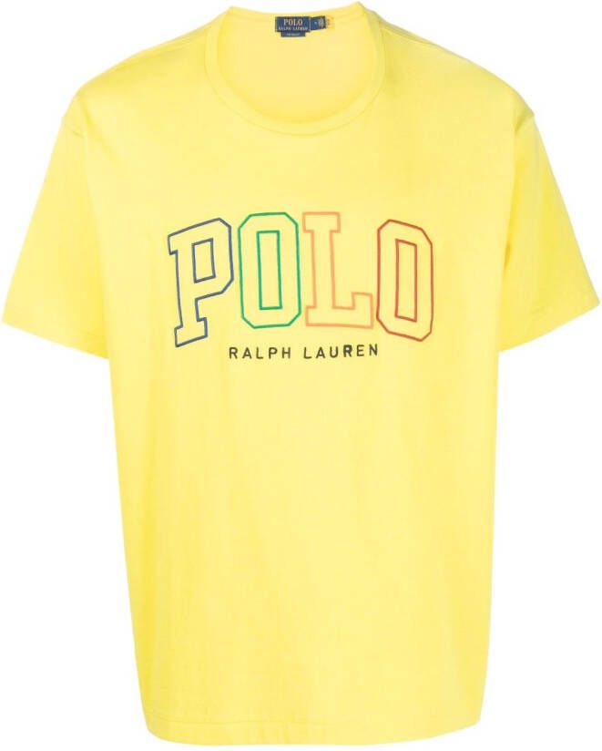 Polo Ralph Lauren T-shirt met geborduurd logo Geel
