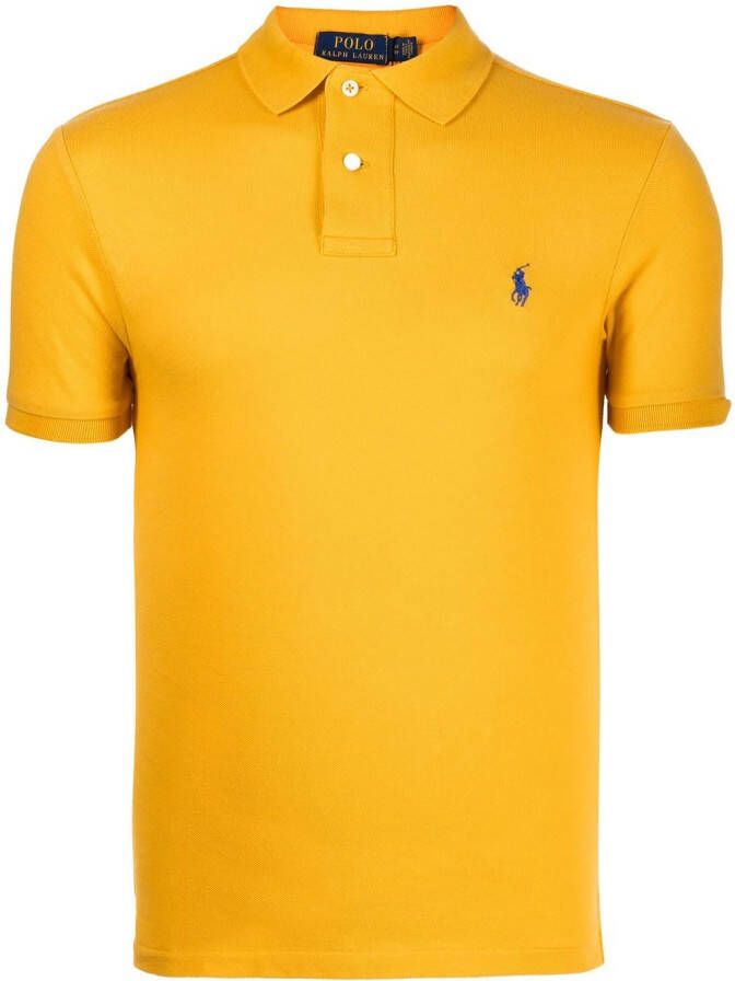 Polo Ralph Lauren T-shirt met geborduurd logo Geel