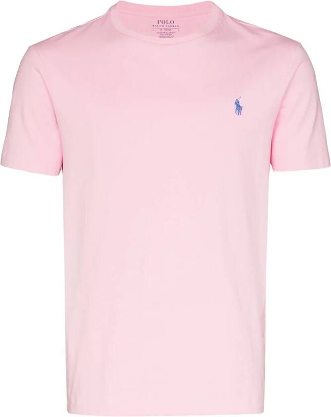 Polo Ralph Lauren T-shirt met geborduurd logo Roze