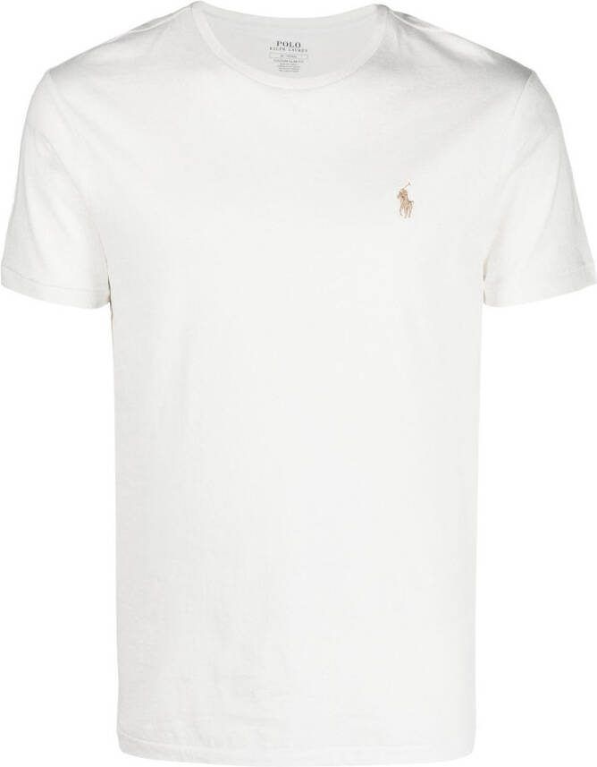 Polo Ralph Lauren T-shirt met geborduurd logo Wit