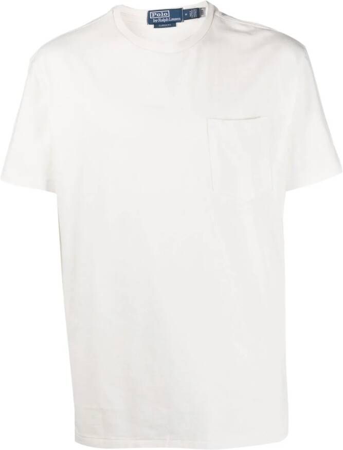 Polo Ralph Lauren T-shirt met geborduurd logo Wit