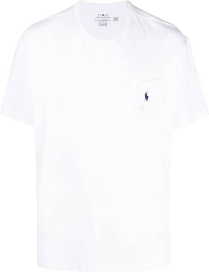 Polo Ralph Lauren T-shirt met geborduurd logo Wit