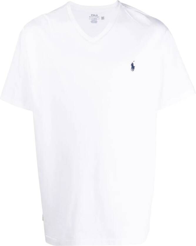 Polo Ralph Lauren T-shirt met geborduurd logo Wit