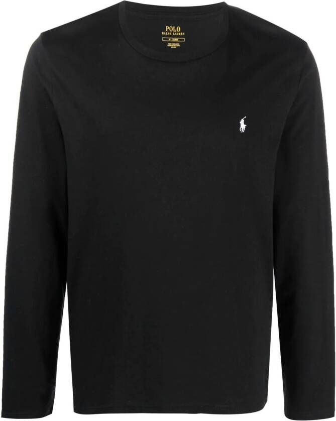 Polo Ralph Lauren T-shirt met geborduurd logo Zwart