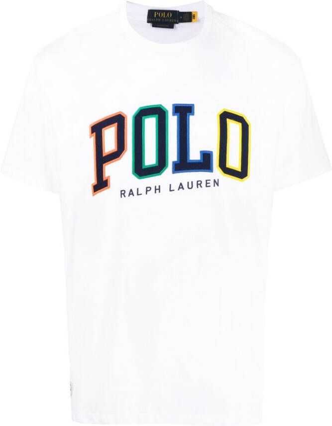 Polo Ralph Lauren T-shirt met logo-applicatie Wit
