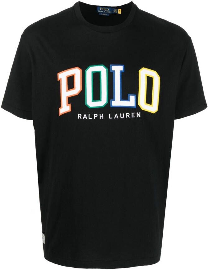 Polo Ralph Lauren T-shirt met logo-applicatie Zwart