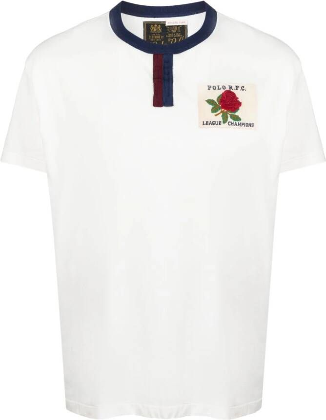 Polo Ralph Lauren T-shirt met logopatch Wit