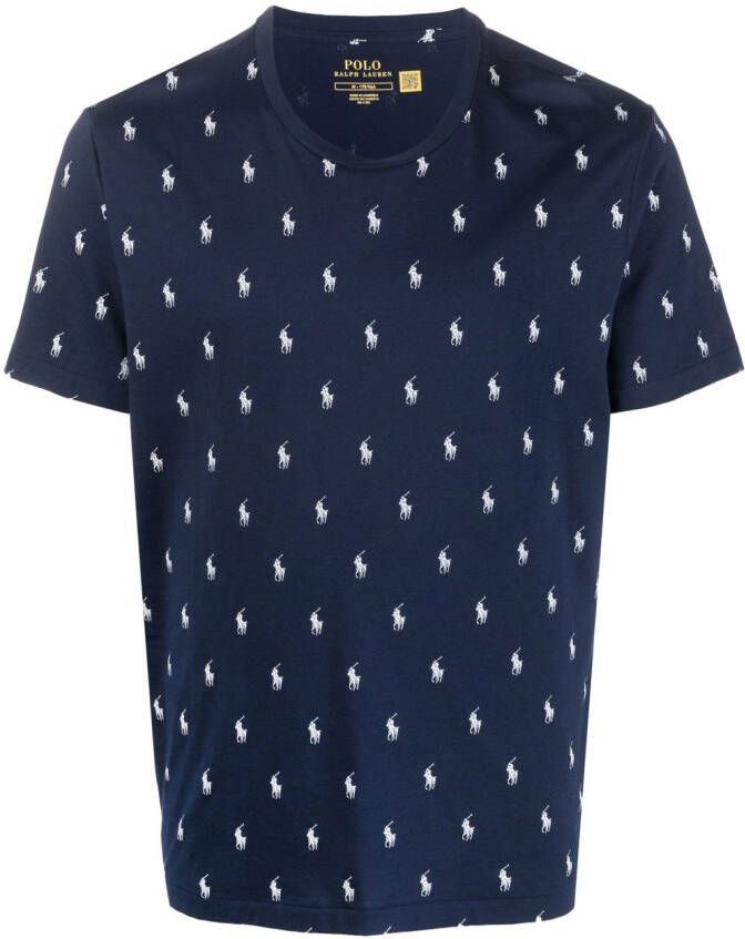 Polo Ralph Lauren T-shirt met logoprint Blauw