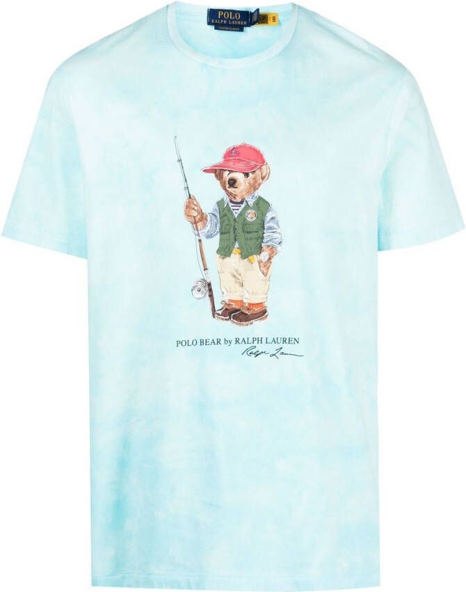 Polo Ralph Lauren T-shirt met logoprint Blauw