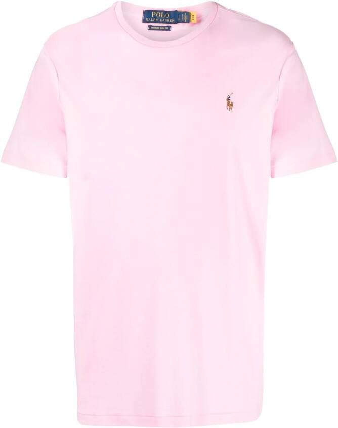 Polo Ralph Lauren T-shirt met logoprint Roze