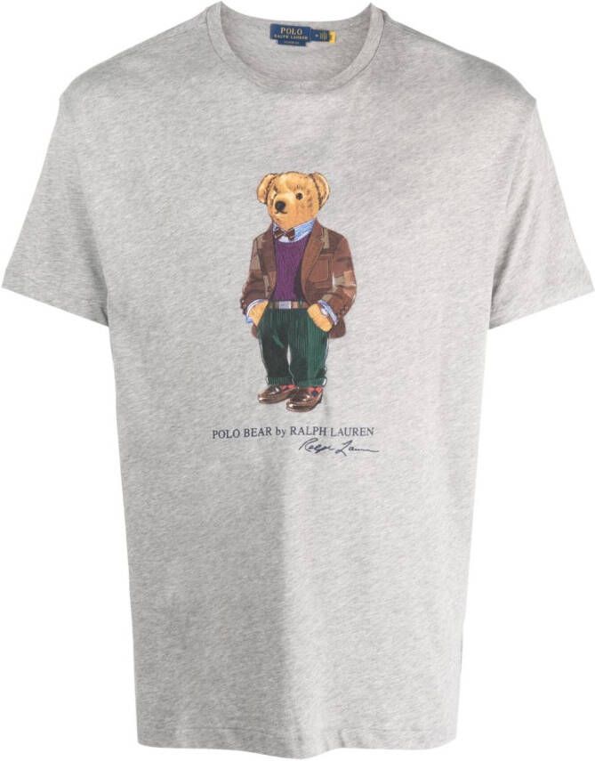 Polo Ralph Lauren T-shirt met print Grijs