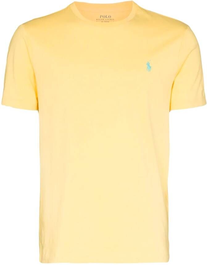 Polo Ralph Lauren T-shirt met ronde hals Geel