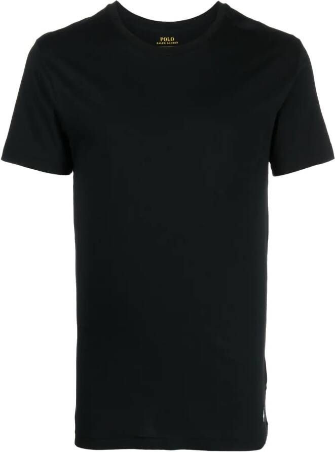 Polo Ralph Lauren Drie Polo's Pony T-shirts met ronde hals Zwart