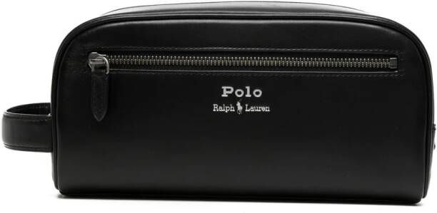 Polo Ralph Lauren Toilettas met logo Zwart